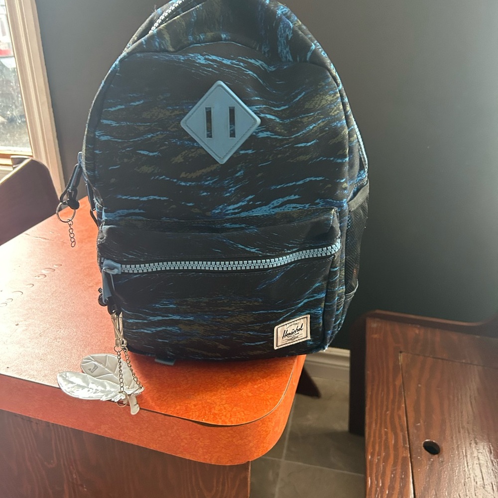 Herschel Supply Company Blue and Black Backpack